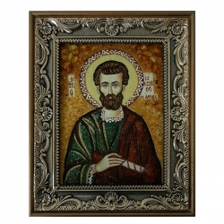 Янтарна ікона Святий Апостол Яків Алфеїв 80x120 см - фото