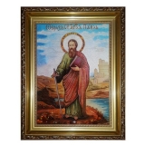 Янтарна ікона Святий Апостол Павло 15x20 см