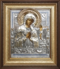 Ікона "Богоматір Охтирська" з золотим вінцем