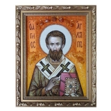 Янтарна ікона Святитель Архип 30x40 см