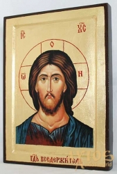 Ікона Господь Вседержитель в позолоті Грецький стиль без шкатулки - фото
