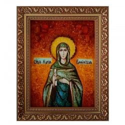 Янтарна ікона Свята Марія Вифинская 60x80 см - фото