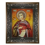 Янтарна ікона Святий пророк Даниїл 40x60 см
