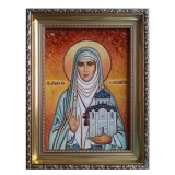 Янтарна ікона Свята благовірна княгиня Єлизавета 15x20 см