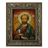 Янтарна ікона Святий Апостол Симон Зилот 40x60 см