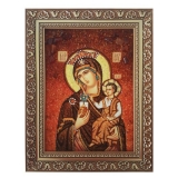 Янтарна ікона Пресвята Богородиця Тучна Гора 15x20 см
