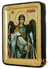 Ікона Святий Архангел Михаїл Грецький стиль в позолоті без шкатулки