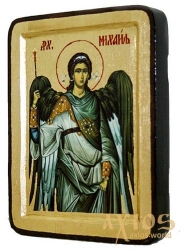 Ікона Святий Архангел Михаїл Грецький стиль в позолоті 21x29 см - фото