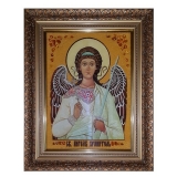 Янтарна ікона Святої Ангел Хранитель 80x120 см
