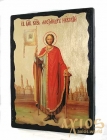Ікона під старовину Святий Олександр Невський з позолотою 30x42 см
