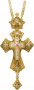 Хрест латунний в позолоті