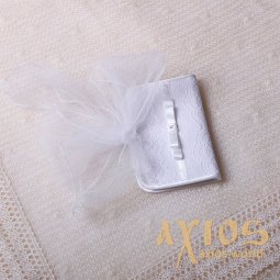 Конвертик для волосся Ізабелла білий - фото