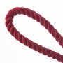 Шовковий червоний шнурок зі срібною застібкою (3 мм), срібло 925, шовк, О 18478