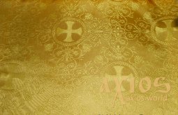 Церковна тонка віскозна тканина з хрестами (Греція) - фото