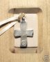Хрест срібний ручної роботи, гаряча емаль, 3х4 см