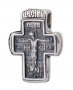 Натільний хрестик «Ангел Господній. Іоанн Предтеча », срібло 925 ° з чорнінням, 19х19 мм, О 13359