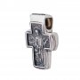 Натільний хрестик «Ангел Господній. Іоанн Предтеча », срібло 925 ° з чорнінням, 19х19 мм, О 13359