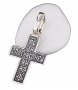 Натільний хрестик «Розп'яття. Молитва Спаси і збережи» срібло 925 °, з чорнінням 20х12 мм, О 131379