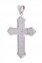 Натільний хрестик, срібло 925 , 30х17мм, О 132008