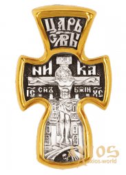 Хрест Покров Пресвятої Богородиці, 10х20 мм, Е 8047 - фото