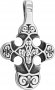 Хрест натільний «Кріновідний», срібло 925 °