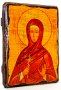 Ікона під старовину Свята преподобномучениця Варвара 7x9 см