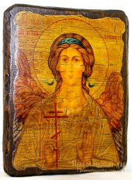 Ікона під старовину Святий Ангел Охоронець 13x17 см - фото