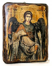 Ікона під старовину Святий Архистратиг Михаїл 13x17 см - фото