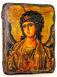 Ікона під старовину Святий Архангел Гавриїл 13x17 см - фото