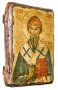 Ікона під старовину Святитель Спиридон Тріміфунтський 13x17 см