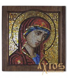 Ікона з мозаїки Пресвята Богородиця - фото