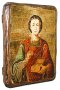 Ікона під старовину Святий Великомученик і Цілитель Пантелеймон 17х23 см