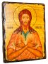 Ікона під старовину Святий Преподобний Олексій Божий чоловік 17х23 см