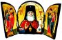 Ікона під старовину Святитель Лука архієпископ Кримський Складень потрійний