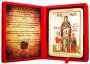 Ікона Святі Віра, Надія, Любов та матір їх Софія Грецький стиль в позолоті 13x17 см