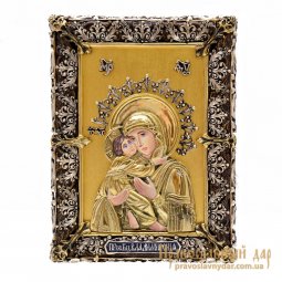 Ікона Божої Матері Володимирська 10х13см - фото