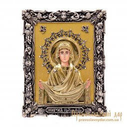 Ікона Покров Пресвятої Богородиці 15х12 см - фото