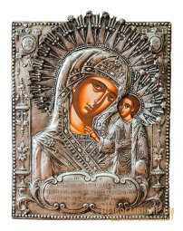 Ікона Пресвята Богородиця Казанська 26x33 см Греція - фото