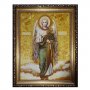Бурштинова ікона Святий Архангел Гавриїл 20x30 см