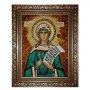 Бурштинова ікона Свята Серафима Римська 20x30 см