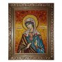 Бурштинова ікона Свята Вікторія Нікомідійська 20x30 см