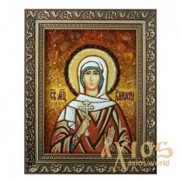 Буршитова ікона Свята мучениця Кіріена 20x30 см - фото
