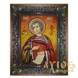 Бурштинова ікона Святий пророк Даниїл 20x30 см - фото
