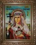 Бурштинова ікона Свята благовірна Тамара Цариця Грузинська 20x30 см