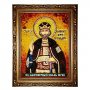 Бурштинова ікона Святий благовірний князь Юрій 20x30 см