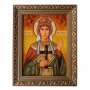 Бурштинова ікона Свята мучениця цариця Олександра 20x30 см