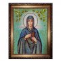 Бурштинова ікона Свята Анастасія Узорішительниця 20x30 см