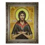 Бурштинова ікона Святий Олексій 20x30 см