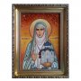 Бурштинова ікона Свята благовірна княгиня Єлизавета 20x30 см