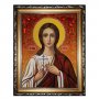 Янтарна ікона Свята мучениця Віра 15x20 см